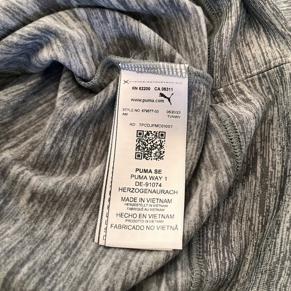 Puma Men’s Hoodie gray , size L. - Picture 6 of 6